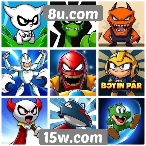 Avaliação dos jogos mais populares no 8u.com